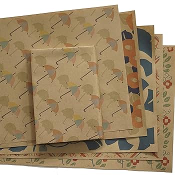 Amazon | puikko 紙製ブックカバー 竹久夢二デザイン (クラフト