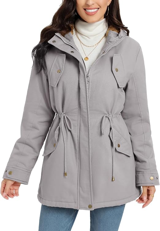 Manteau Très Long BLOUSON Manteau D'hiver Chaud U00e0 Capuche - Main Image