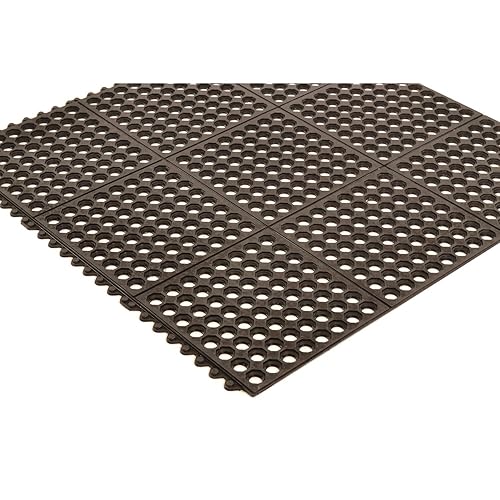 Miniatura 3 de NoTrax T32 Tapete para todo propósito de caucho seguroantifatiga para uso en areas húmedas, Negro, 1