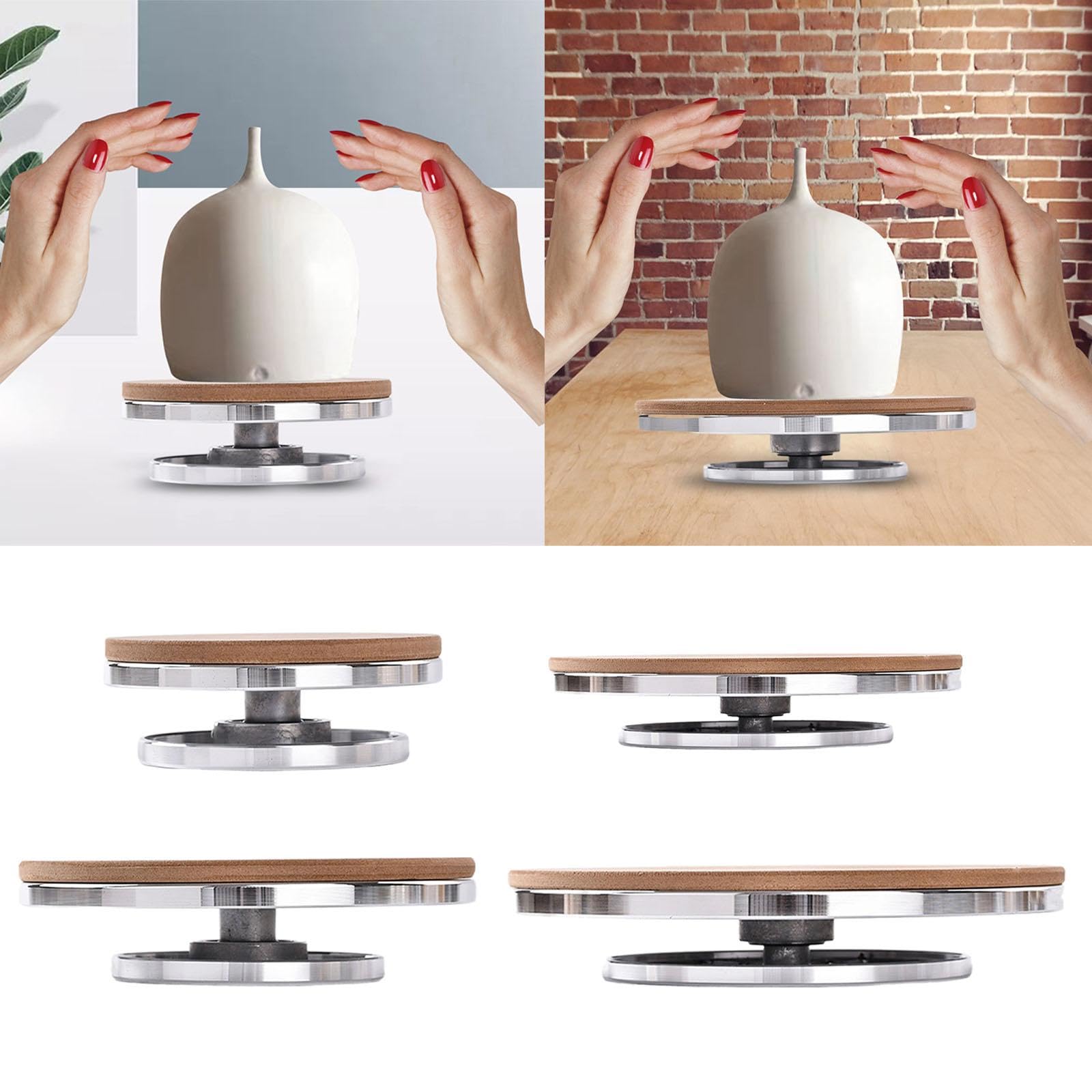 Koło garncarskie 25 cm do gliny artystyczny profesjonalny gramofon do rzeźbienia i malowania ceramiczne narzędzie rzemieślnicze idealne dla artystów i hobbystów