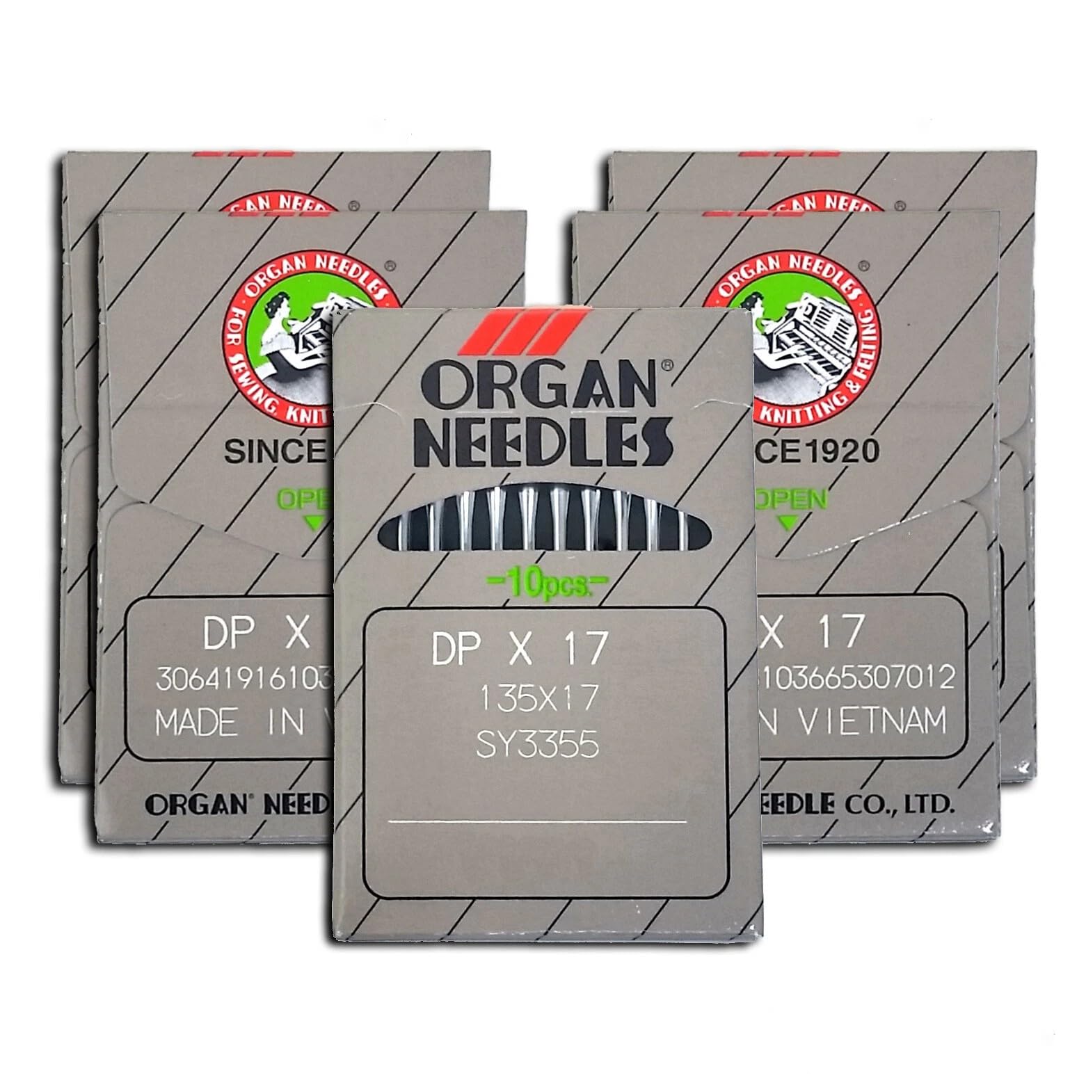 10 Organ Sewing Machine Needles for Sail-rite (180/24)