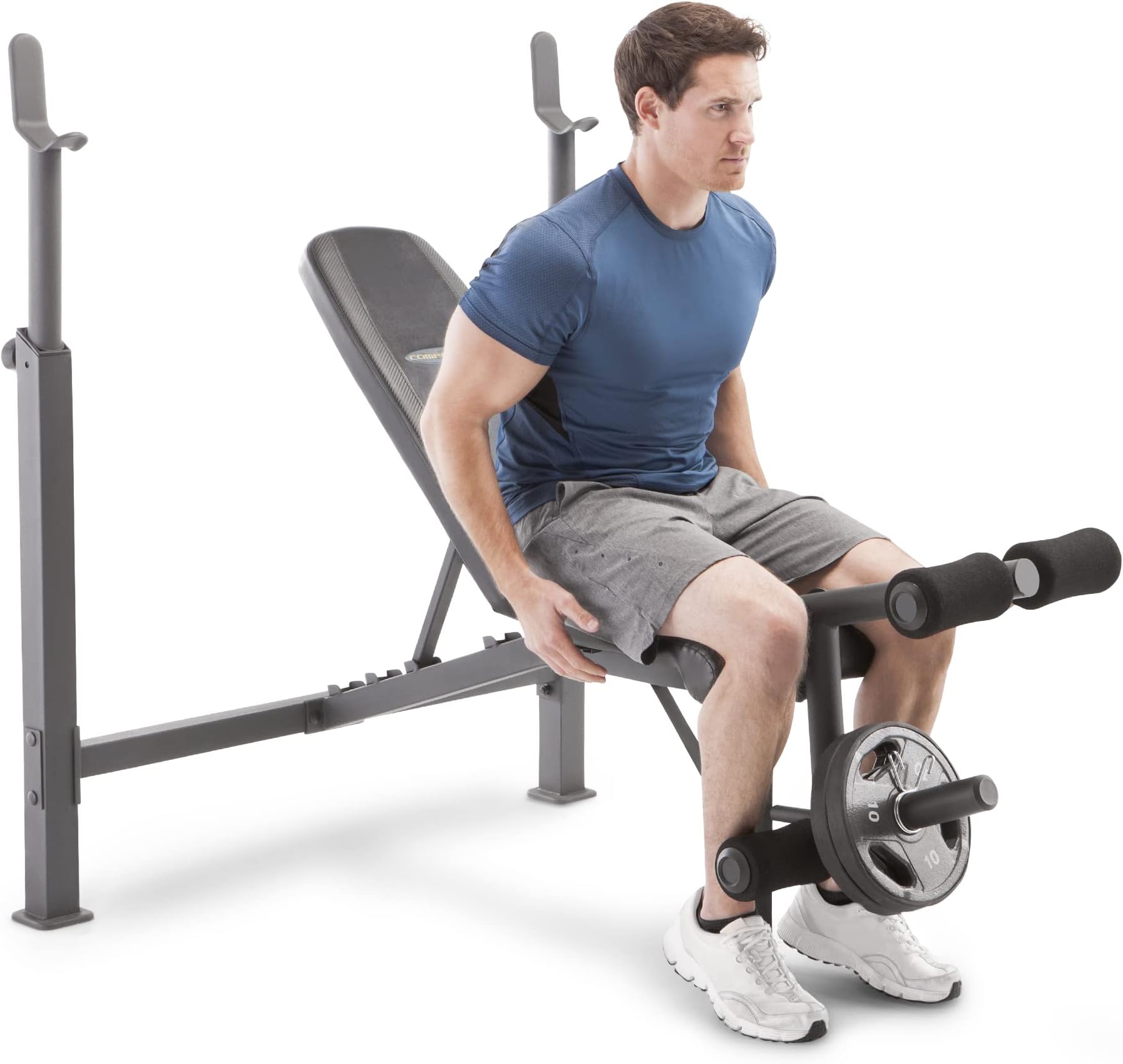 Marcy Competitor Adjustable Olympic Weight Bench with Leg Developer CB-729