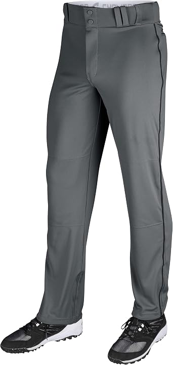 CHAMPRO Boys Triple Crown Open-Bottom Baseball Pants with Braid
