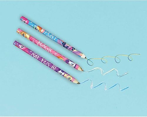 amscan My Little Pony Friendship Adventures - Lápices multicolor (6), talla única (x3900301)