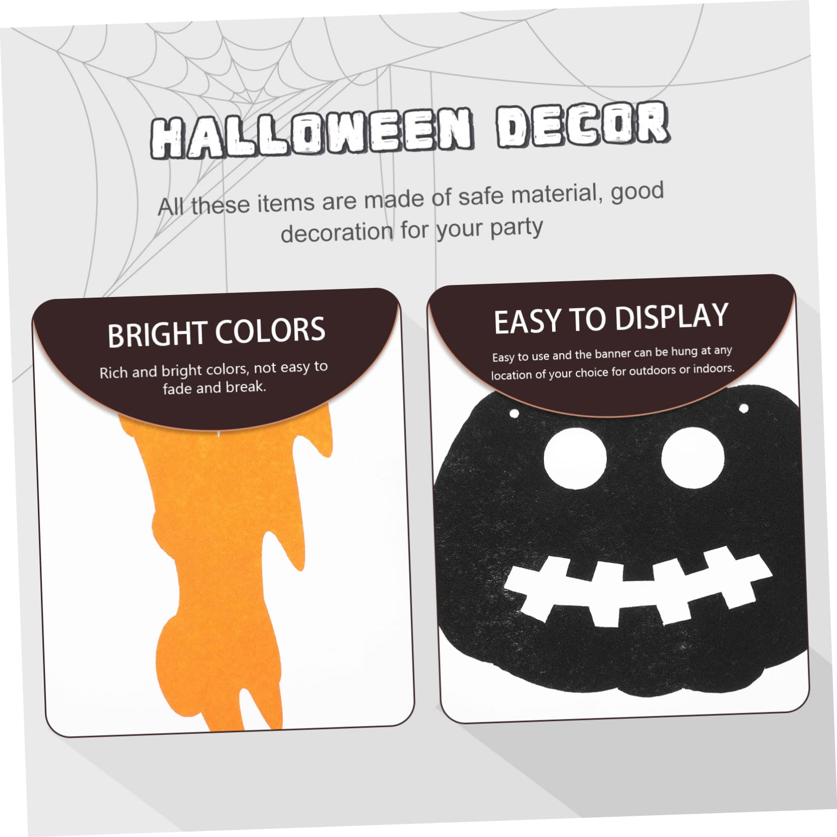 Didiseaon 5pezzi Banner Decorativo Di Compleanno Tema Halloween Facile Da Appendere Per Festività e Eventi