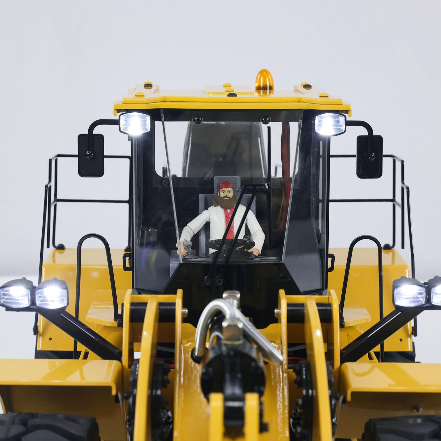 Metal 1/14 Hydraulic Remote Control Loader RTR RC Construction Car Model Smoke Hobby Grade Model