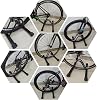 Bicycle Parking Stand Floor Mounted Wall Mounted Bicycle Stand Bicycle Stand Freestanding