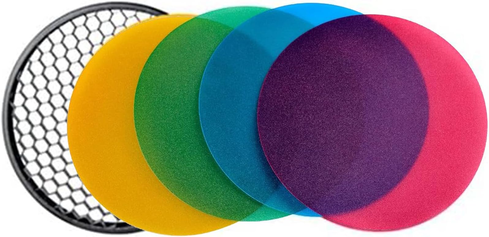 AD-S11 Color Gels & Grid Reflector for Godox Witstro AD200 Pocket Flash, Witstro AD360 AD180 Portable Speedlite Flash