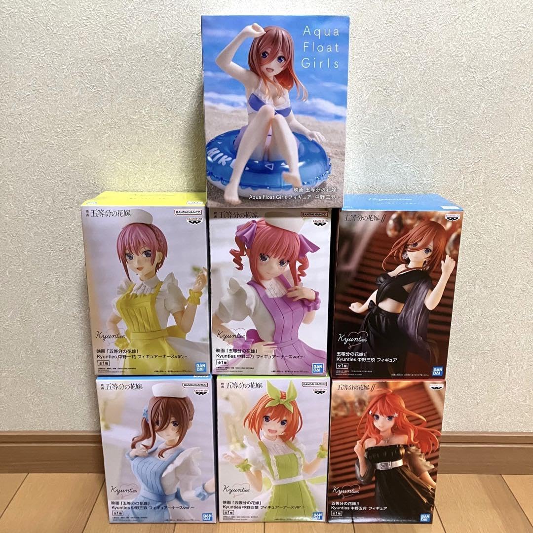 Amazon.co.jp: 五等分の花嫁 フィギュア 7点セット : おもちゃ