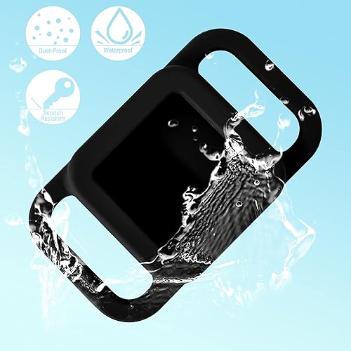 Miniatura 9 de Aotao Funda de silicona para Tile Mate (2020) y Tile Mate (2018), suave y flexible, resistente a los arañazos y golpes con mosquetón para Tile Mate