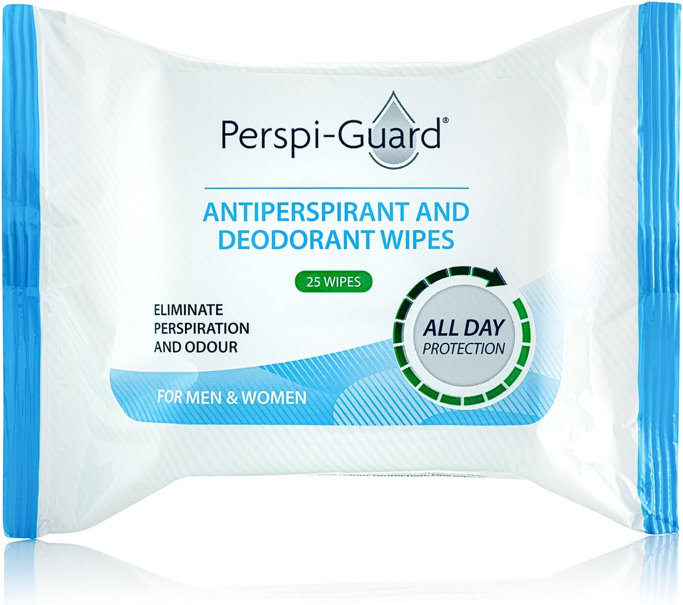 Perspi-Guard Antiperspirant & Deodorant Body Wipes for Adults, Travel Wipes for Women & Men - Camping, No Shower, Summer Holiday Essentials, 1-Pack