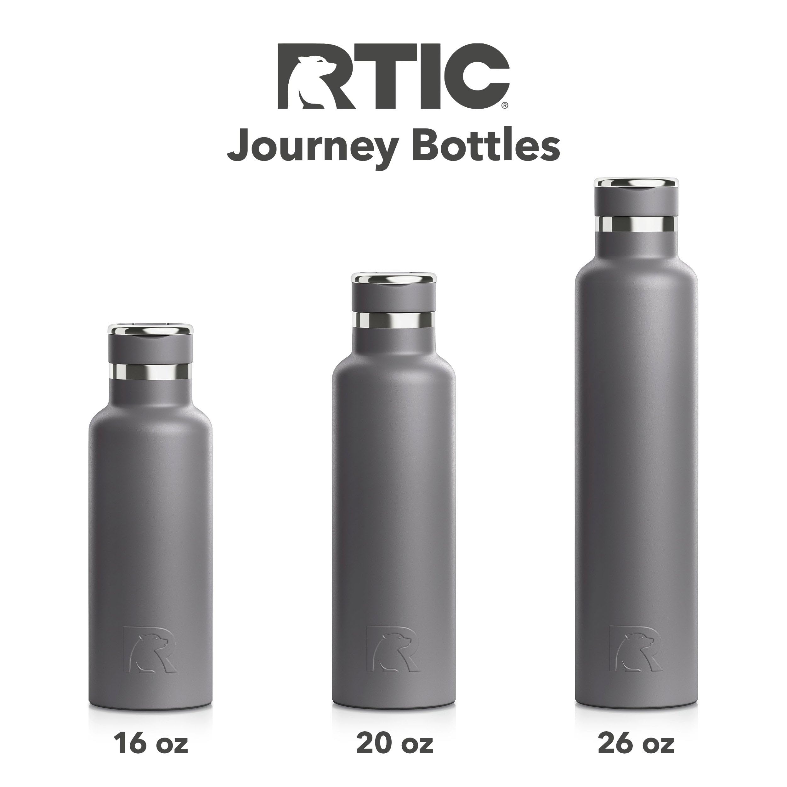 Amazon.com: RTIC 26oz Journey Water Bottle Ceramic Lined Metal