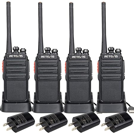Amazon Com Retevis H 777s Two Way Radios Rechargeable Walkie Talkies Long Range 2 Way Radios For Adults Clear Loud Audio Vox Hand Free Durable Worker Office Cruise Ship Hiking 4 Pack Electronics
