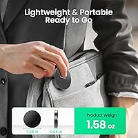 Vista 8 de Unidad SSD portátil magnética de 2TB, unidades de estado sólido externas con USB-C 3.2 Gen 2x2, velocidad de hasta 2000MB/s, compacta y duradera