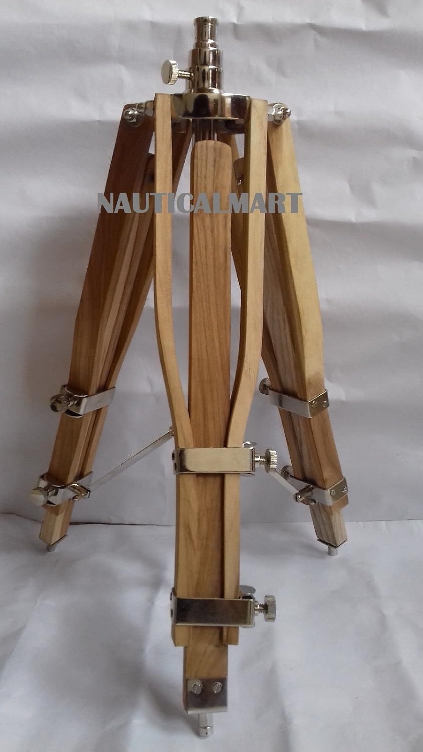 NauticalMart Marine Vintage Industrial Tripod Floor Lamp for Living Room