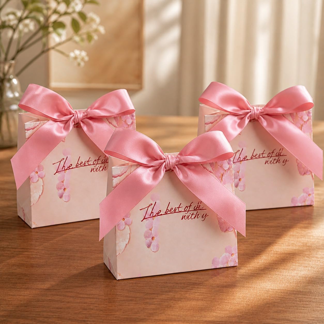 SATYAM KRAFT 10 Pcs Elegant Candy Folding Paper Box With Handle Favor Decorative Box For Wedding, Gift Box In Festivals, Birthday, Perfect for Packing Chocolate box, Dry Fruits For Gifting (silver)-image-32