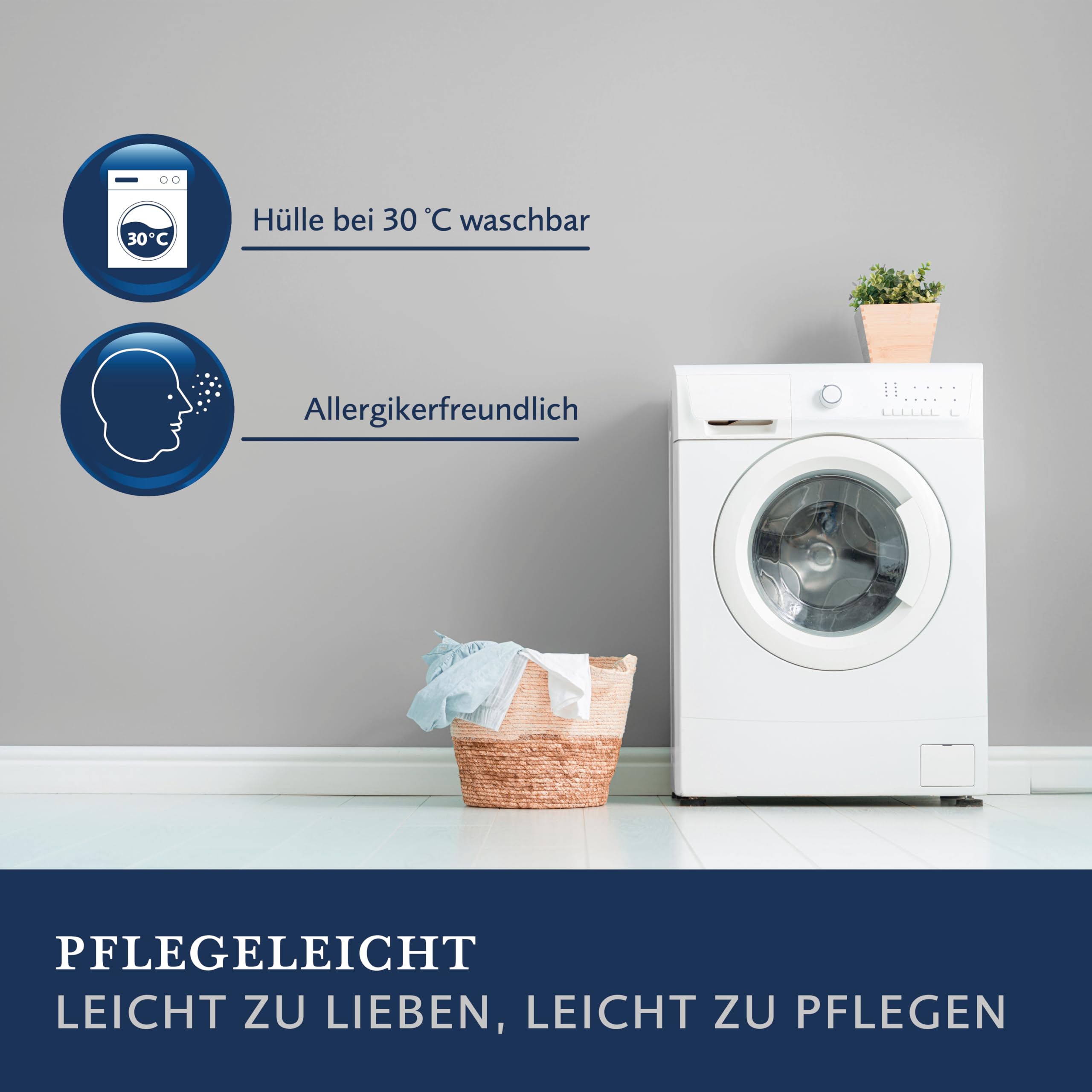 Billerbeck 5452740002 - Almohada, 40 x 60 cm