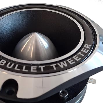 Skytec Titanium Bullet Tweeter Driver, 100W, 44mm Voice Coil, 1.7-Inch, 4-8 Ohm, 1.5kHz-20kHz Frequency Response, Replacement or Upgrade Speaker Component, Professional PA Speaker Tweeter Driver