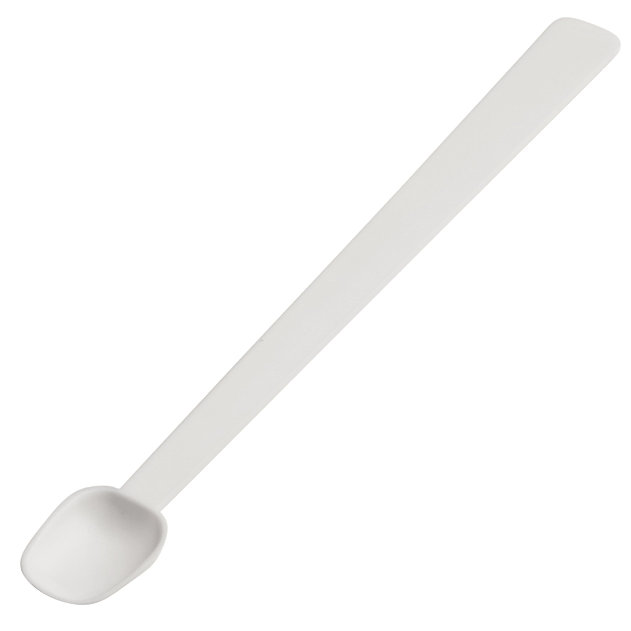 Bel-Art H36940-0010 sterylne naczynia długi uchwyt sterylna łyżka do próbkowania, 1,23 ml (1/4 łyżeczki), plastik, indywidualnie owinięta, opakowanie 10 sztuk
