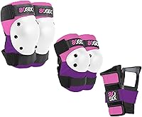 Vista 14 de 80SIX Juego de almohadillas multideporte: equipo de protección para patineta, ciclismo, patinaje sobre ruedas y scooter