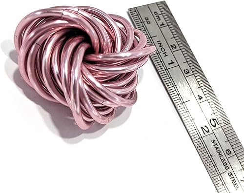 Miniatura 104 de Möbii Fidget Ball (Solid Color): Quiet Mobius ADHD Anxiety Stim Stress Relief Toy Tool for Home Travel Office or Desk (XL(Daydream), Full, Dark Iris)