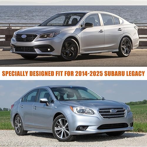 Miniatura 6 de Fundas impermeables para automóvil de repuesto para Subaru Legacy 2014-2024, 6 capas para todo tipo de clima, ajuste personalizado, con puerta con