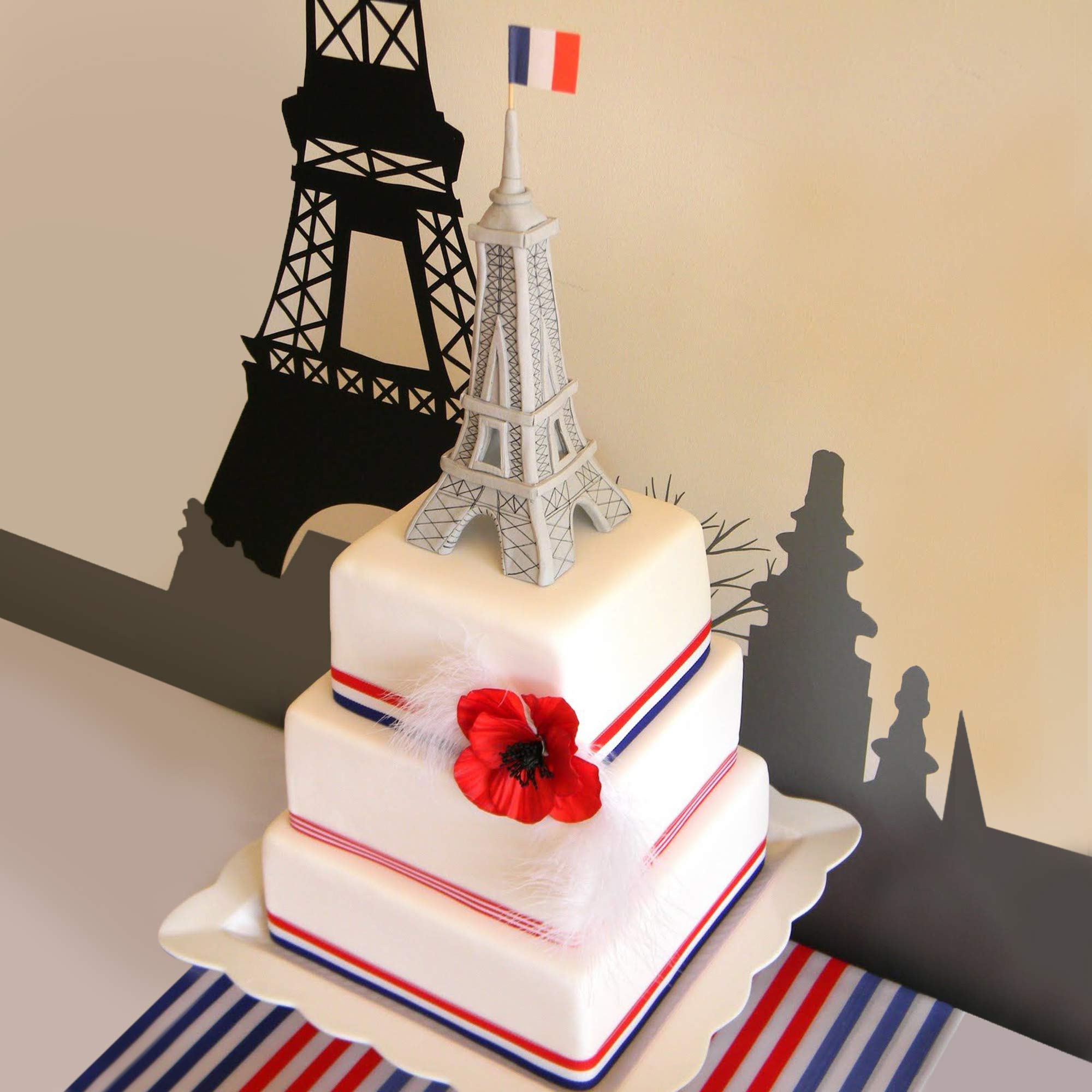 Image secondaire de Ruban Nylon Tricolore Français 45m - Idéal pour Célébrations Nationales