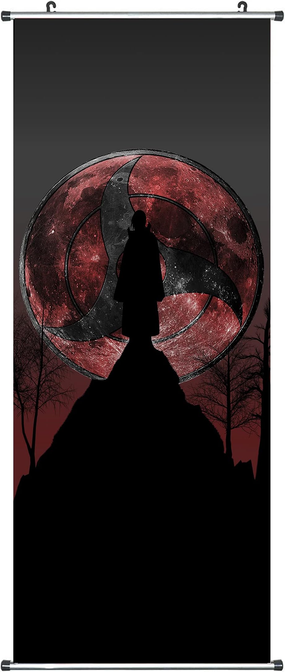 CosInStyle Large for Itachi Uchiha Scroll Image/Kakemono Fabric Poster, 100x40 cm
