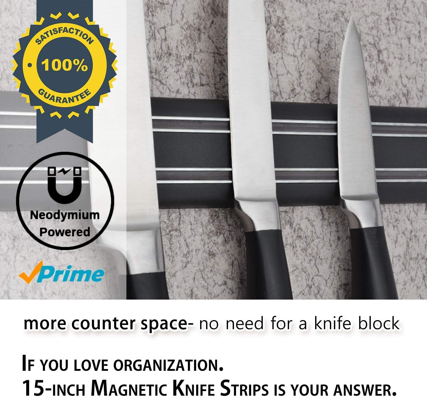 Knife Strips, 15 Inch Knife Storage Strip, Knife