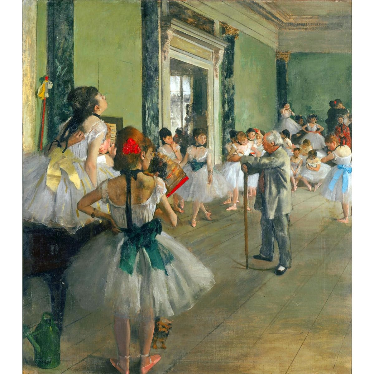 Impression sur toile Ballet Class de Degas reproduction haute fidélité