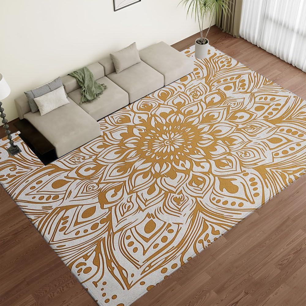 Tapis de sol lavable qui ne perd pas ses poils pour salon
