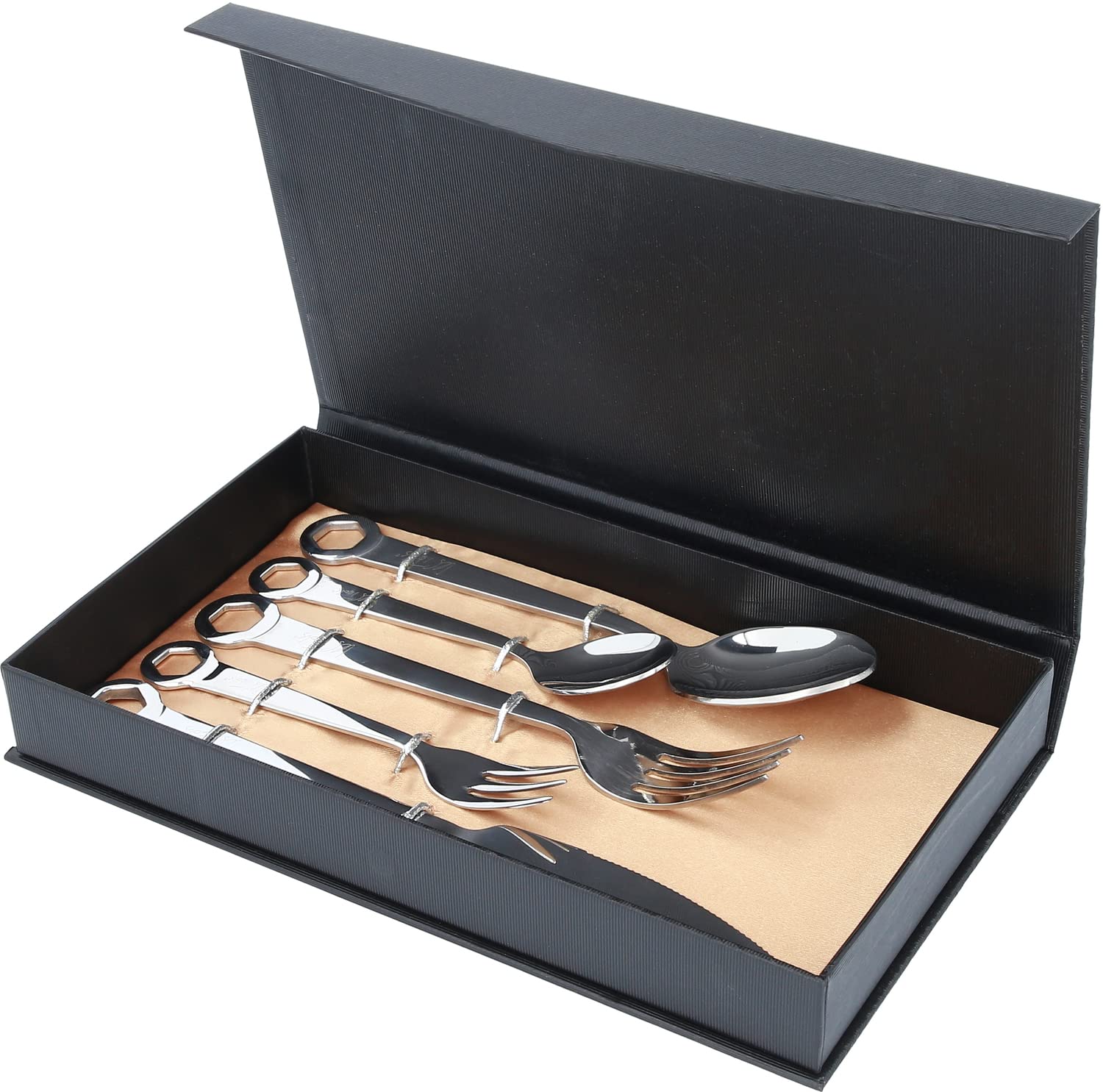 KS Tools 11105 Besteck-Set 5-tlg, Edelstahl