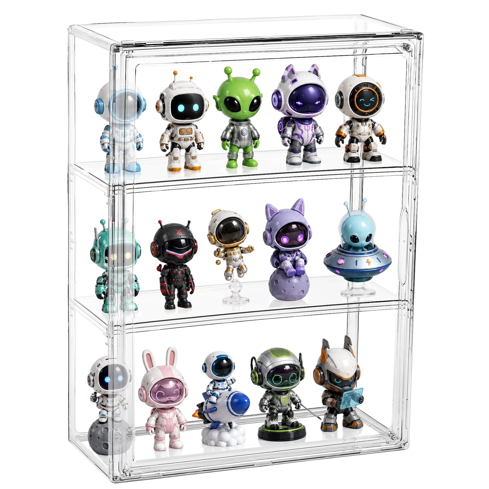 Acrylic Display Case, Clear Display Box Dustproof Transparent Organizer — image 1