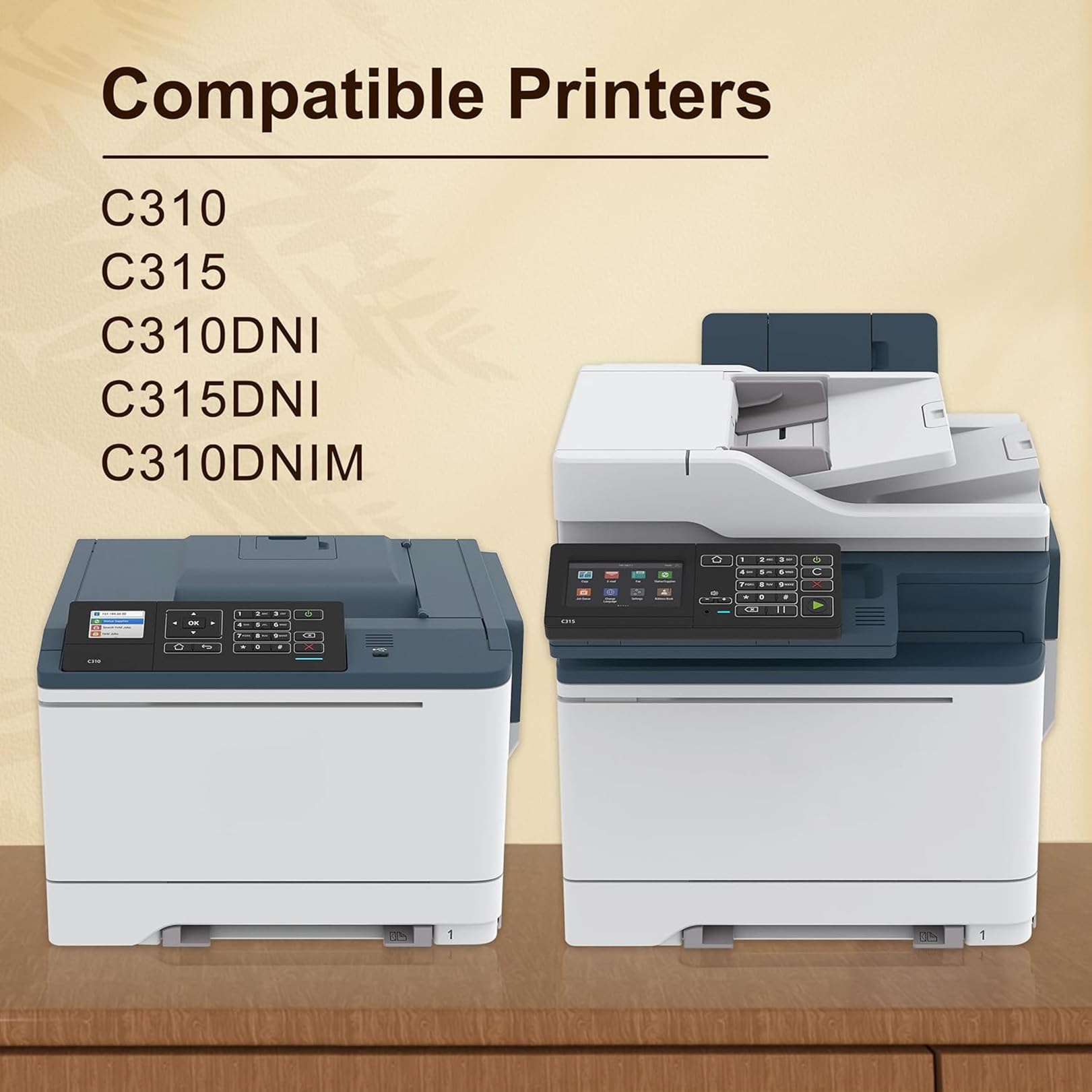 C310 / C315 Toner Cartridge Set (5 Pack, 2BK/1C/1M/1Y) - 006R04356 006R04357 - View #8