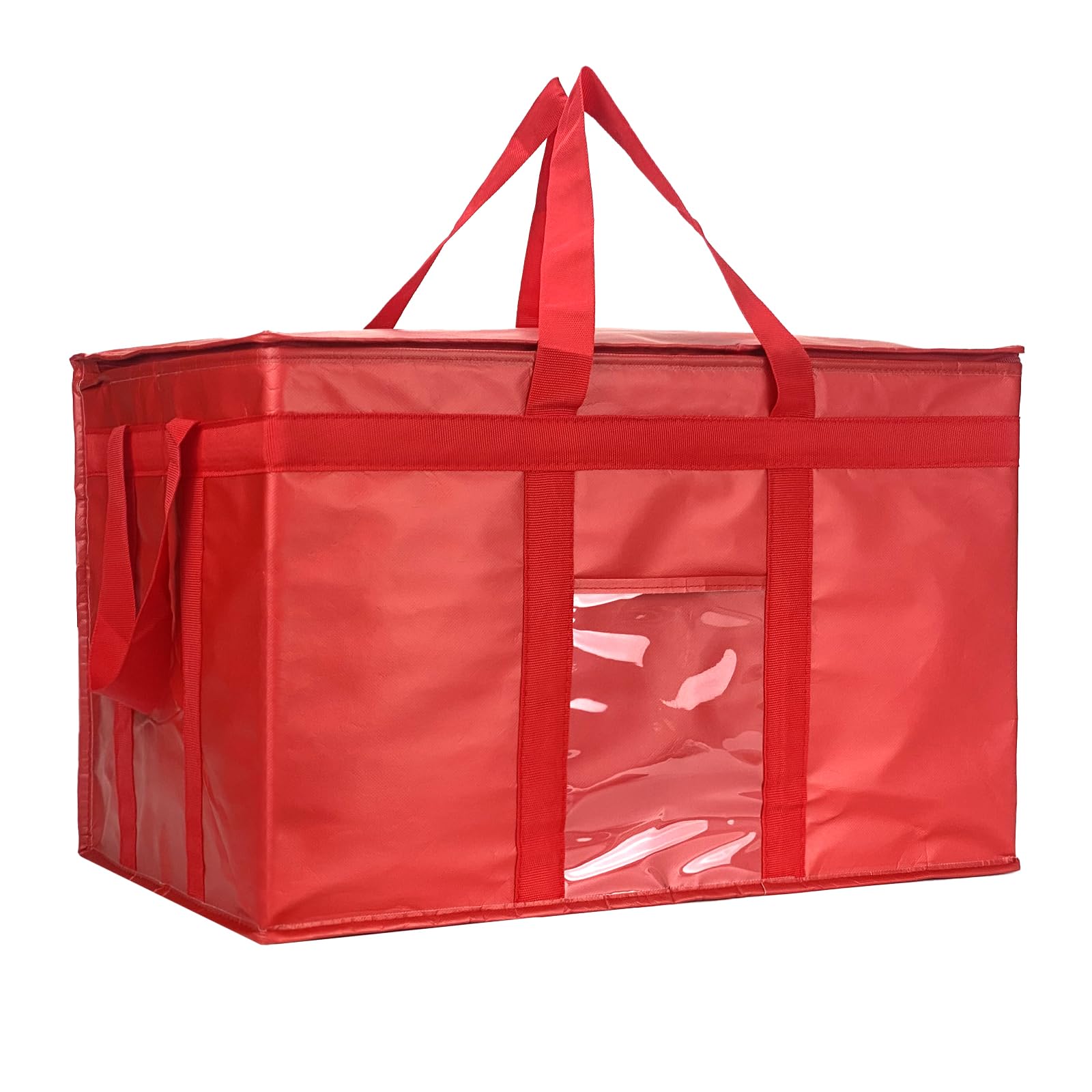 XXXL Large Collapsible Insulated Cooler Bags with Zipper Closure, Reusable Grocery Shopping Bag Keep Food Hot or Cold,Ideal for Catering,Grocery