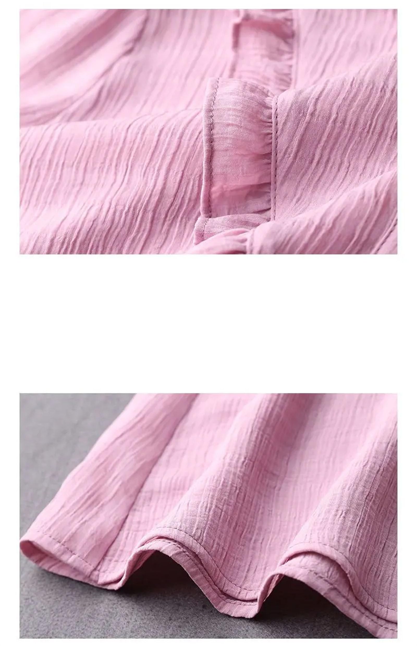 Camicette da donna primaverili allentate con bottoni per le donne con volant impiombate a maniche lunghe per ufficio e lavoro camicette top