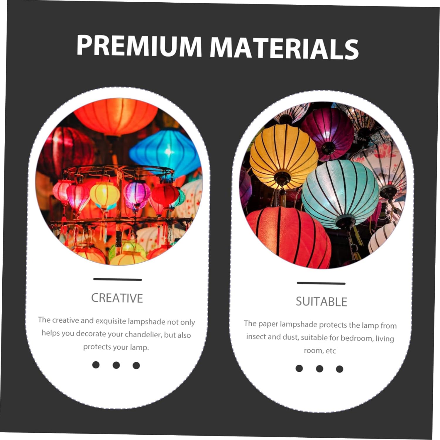 Alipis 2pcs Folding Lampshades Chandelier Shades for Living Room Bedroom Decor Lightweight Easy to Install Modern Lamp Shade Covers