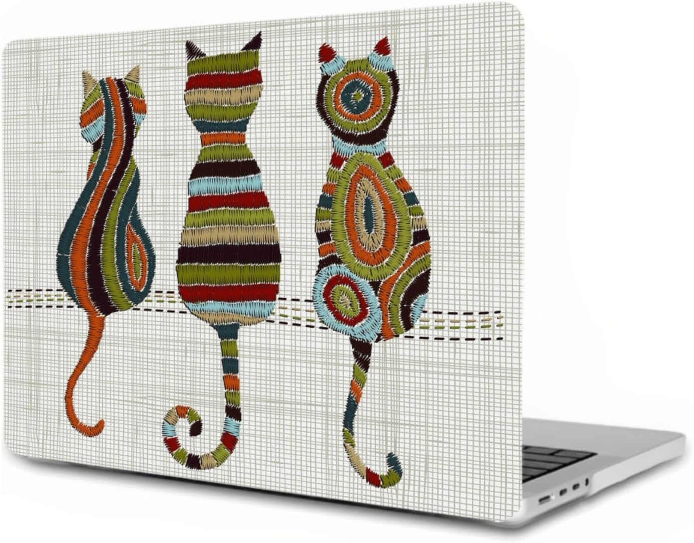 Protective Case Compatible with MacBook Pro 14 Inch A2779 A2918 A2992 A2442 M1 Pro Max 2021, Plastic Light Hard Laptop Shell Case for Mac Pro 14" with Liquid Retina XDR Display, Cats