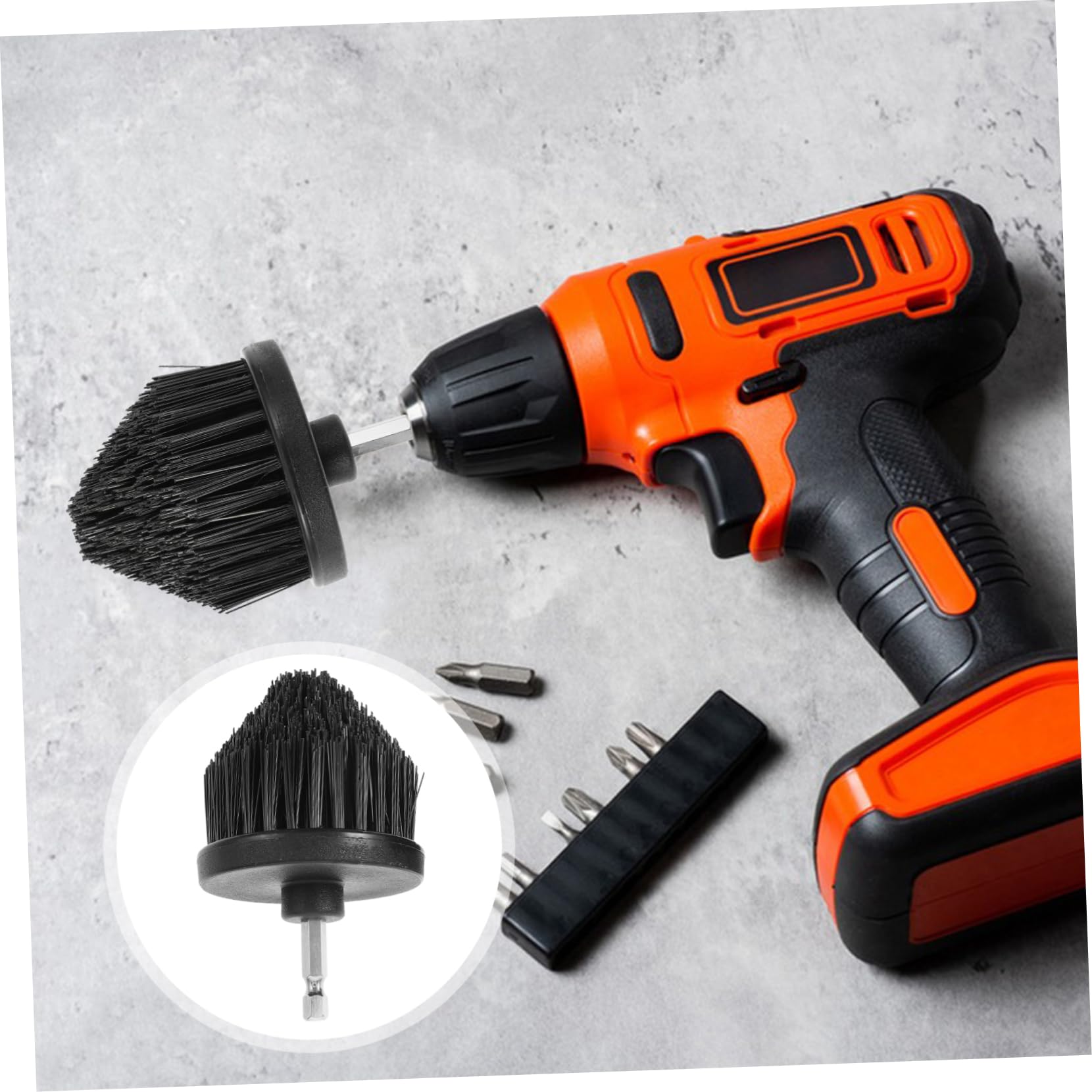 Amosfun 10 Piezas Cabeza de Cepillo de Taladro eléctrico Accesorio para Taladro con Cepillo para Fregar o para Accesorio de o de cerdas o de Fregar páginas