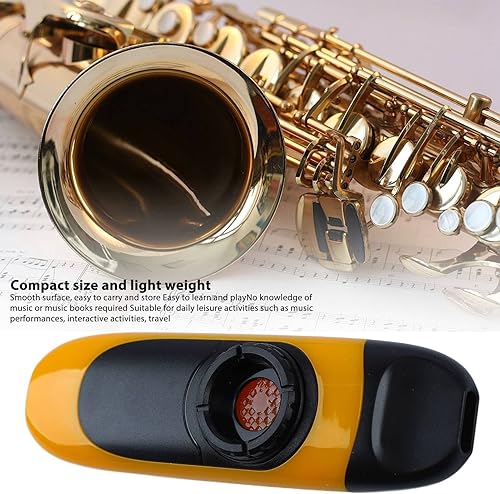 Miniatura 5 de Kazoo eléctrico, 4.3 Kazoo profesional con recogida y adaptador, instrumentos musicales de tono ajustable, Kazoos coloridos con diafragmas de