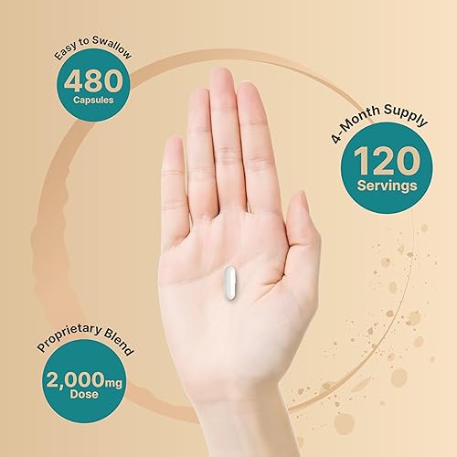 Miniatura 8 de NatureBell Ácido hialurónico con vitamina E 125 mg 180 cápsulas apoya antioxidante hidratación de la piel y lubricación de las articulaciones sin OMG