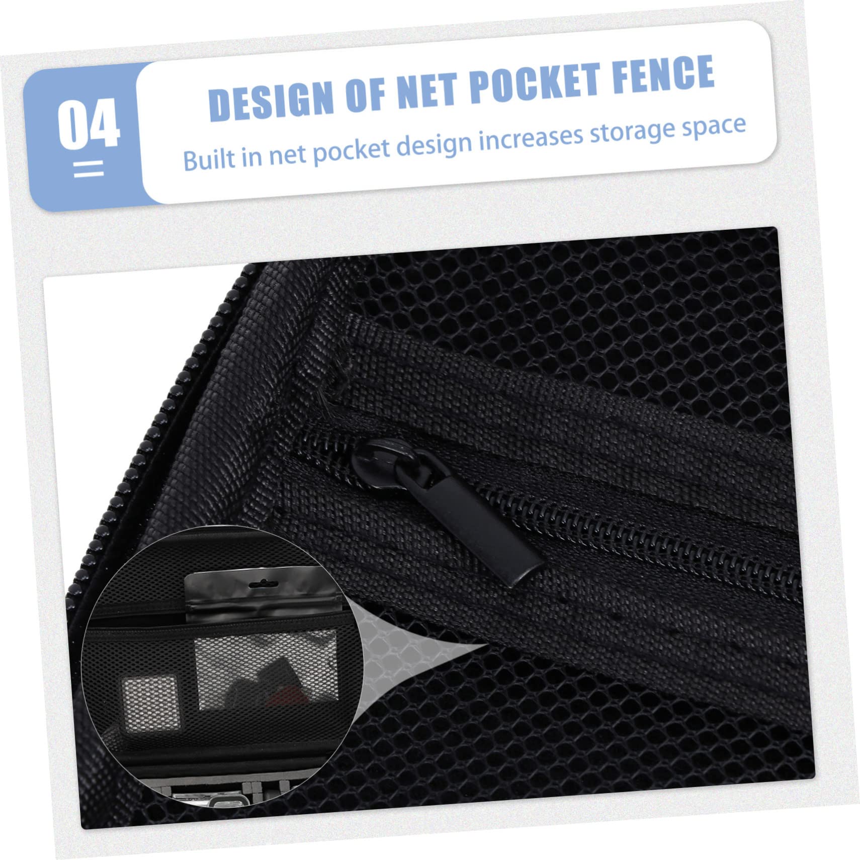 iplusmile Borsa Per Action Camera Custodia Rigida in Oxford Doppio e Cuscinetto Interno in Eva Design Scomparti Impugnatura in Gomma Antiscivolo