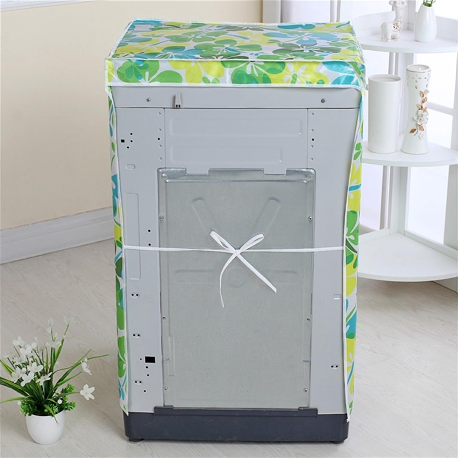 2 pezzi di copertura for protezione solare, for lavatrice, custodia impermeabile protettiva for per Interno(Green,60x62x95cm)