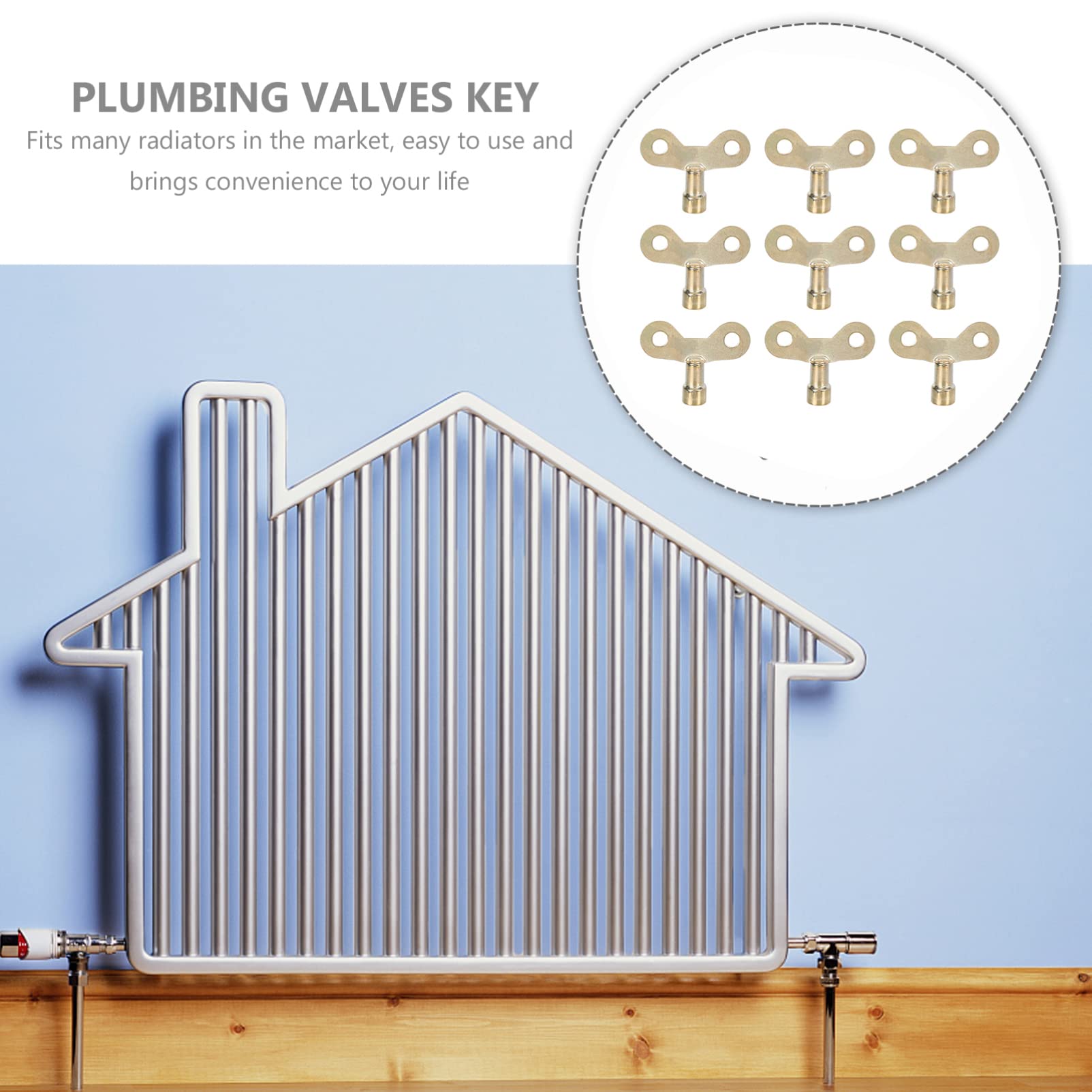 CHIAVE RADIATORE A Gradini Professionale Perfetta Per Valvole Radiatore - Foto 10