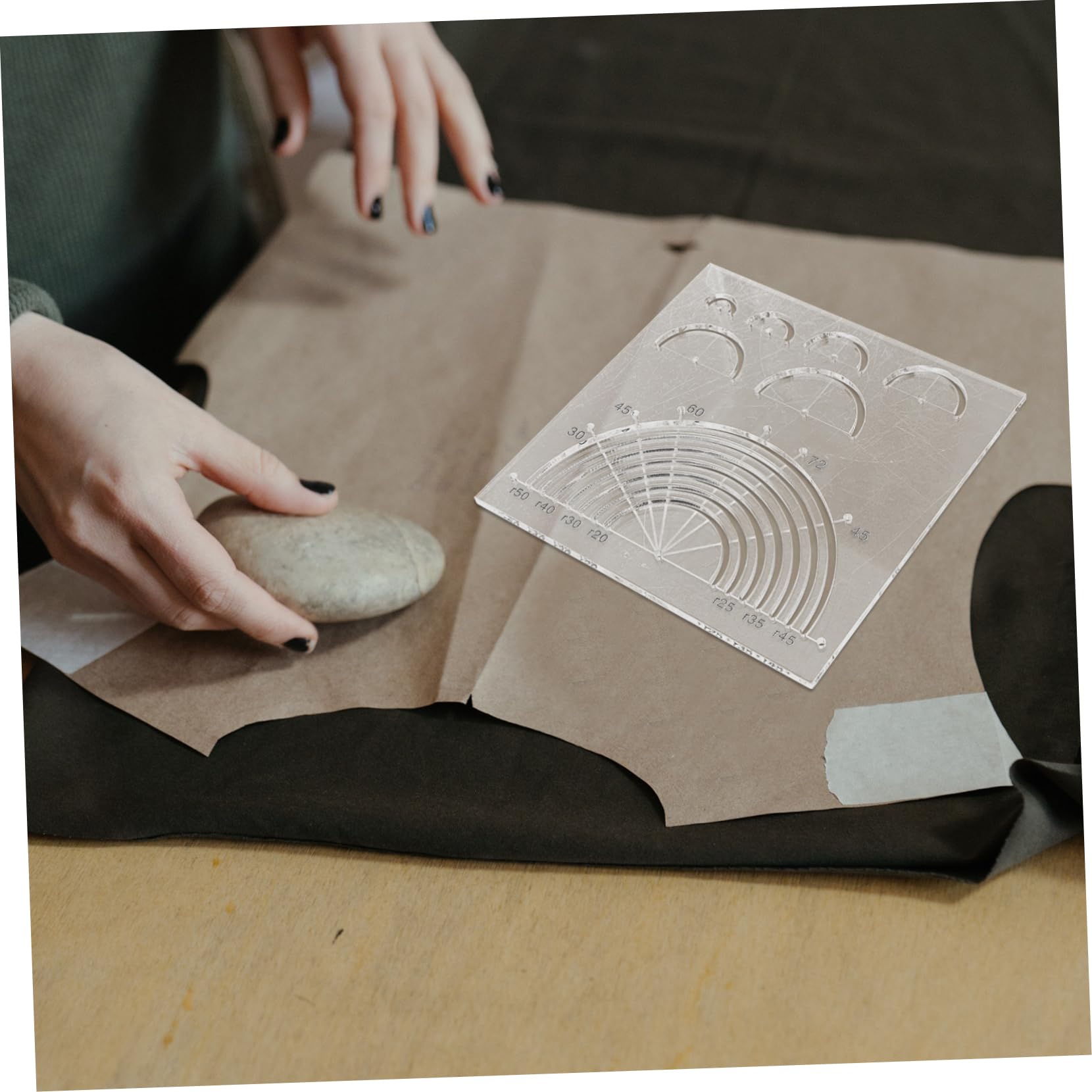 STOBOK 3pezzi Righello Acrilico Per Patchwork e Template Per Trapunta e Creativi Per e Principianti Include Istruzioni Per Facile