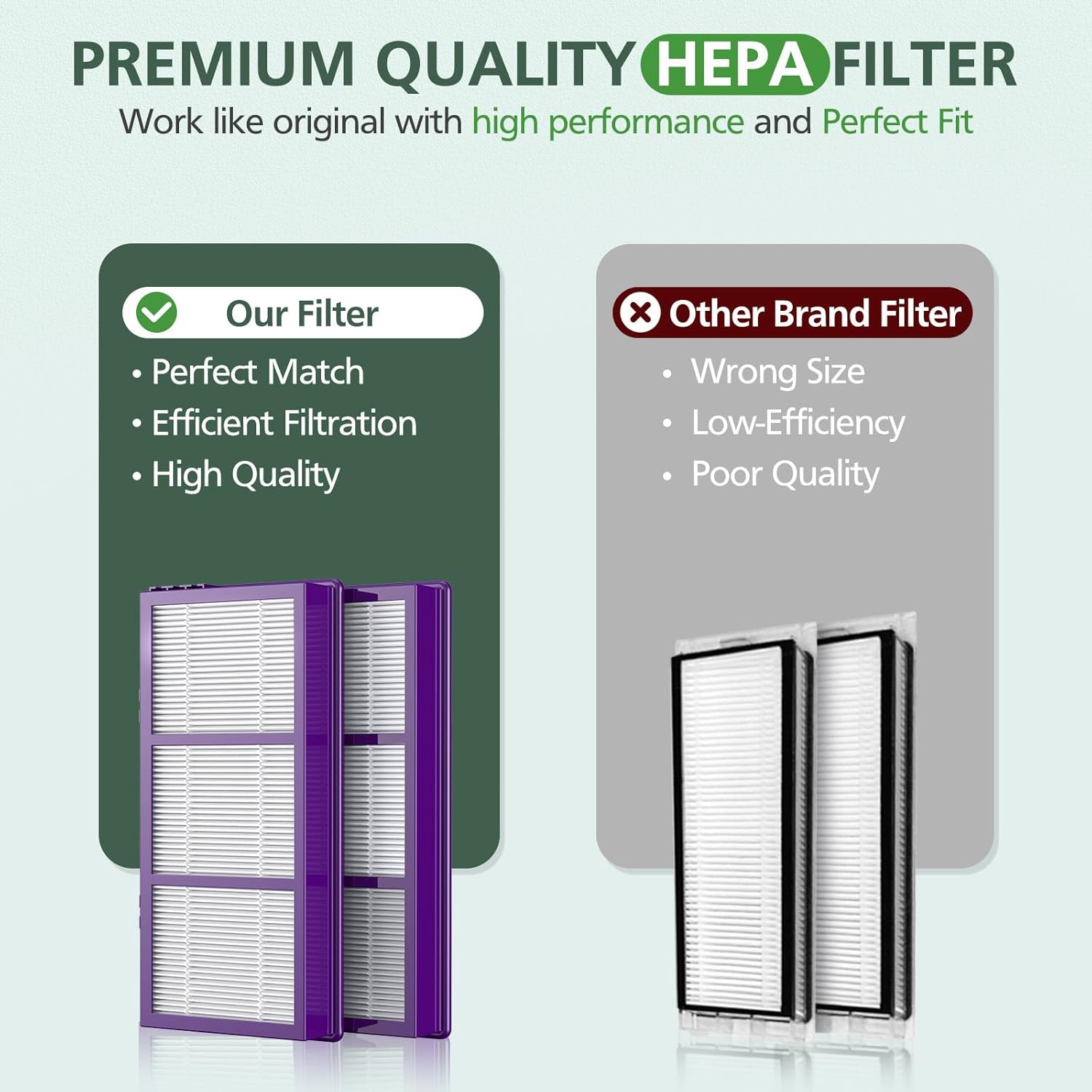 HAPF300AP Performance Plus Replacement Filter for Holmes AER1 HAPF300AP-U4 air cleaner, 4 True HEPA+ 8 Carbon Pre Filters - Image 6