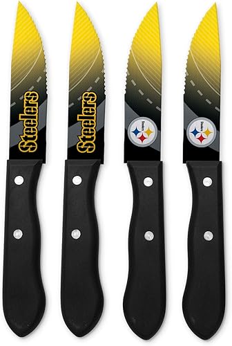 sportsvault Cuchillos para carne unisex para adultos de la NFL