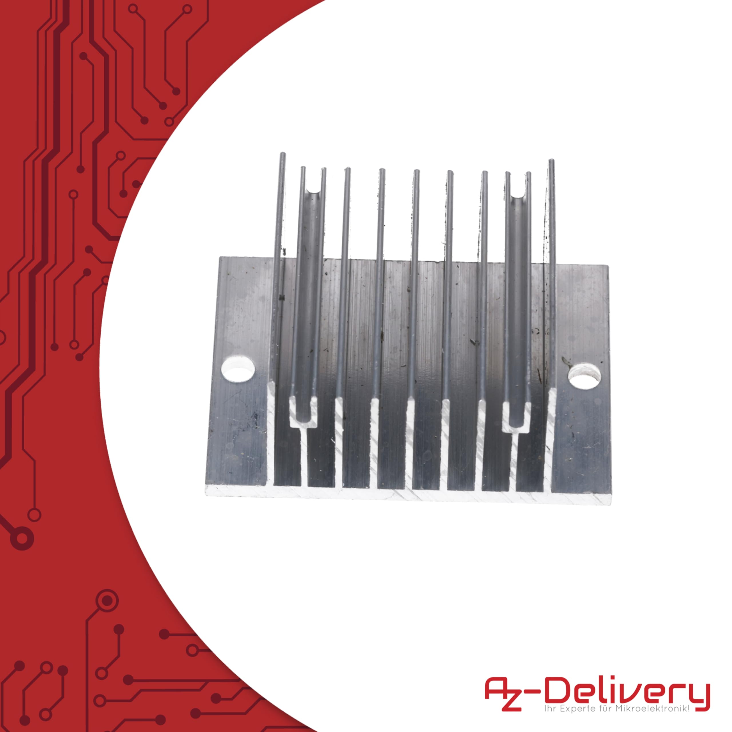 AZDelivery Kit de refrigeración Peltier – disipador de calor y ventilador 12 V – aluminio, 12 V, accesorios