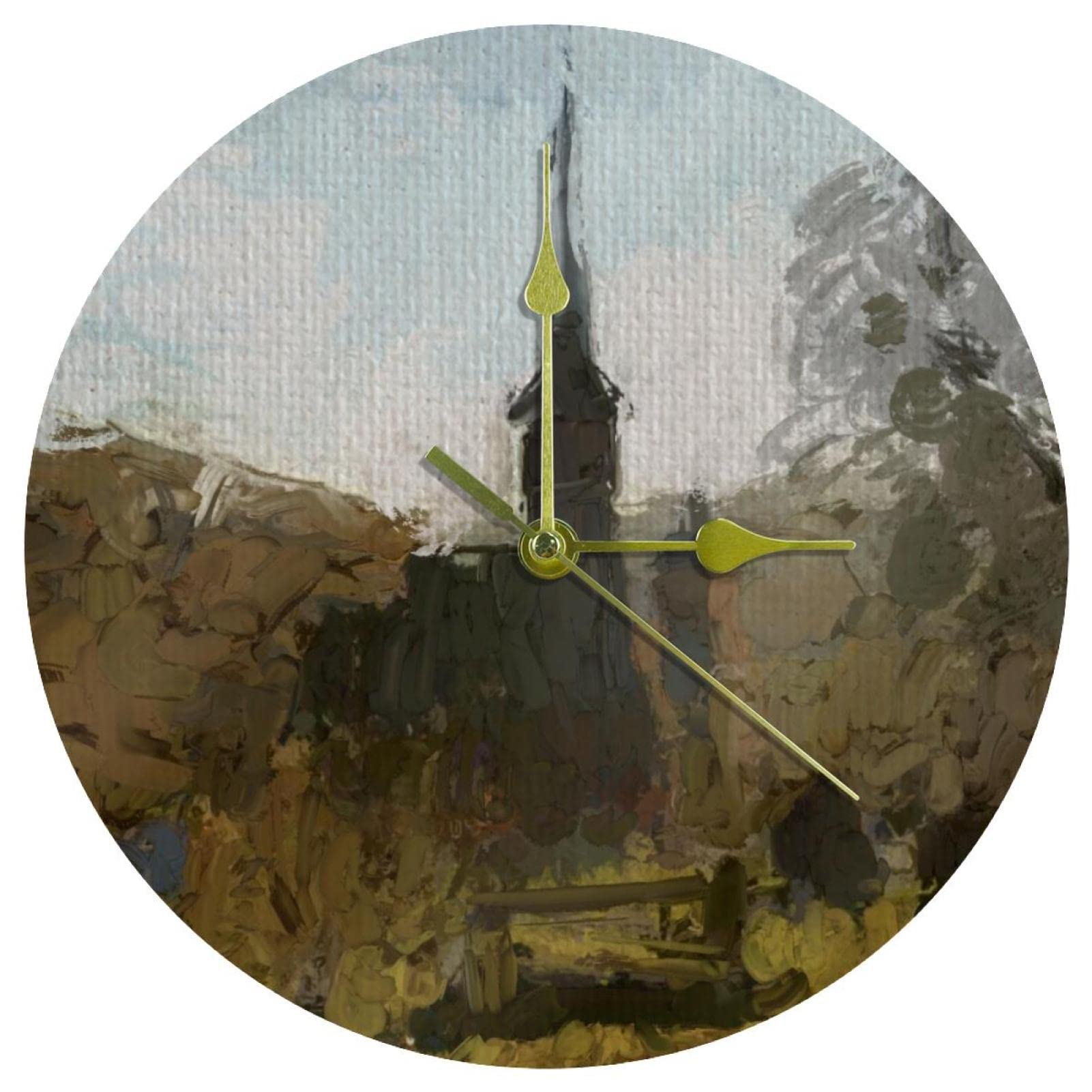 Horloge murale quartz en acrylique de qualité supérieure style européen