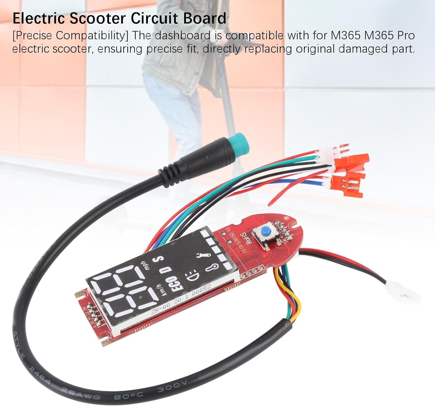 Dashboard, Multifunctional Connection Display Scooter Dashboard for M365 M365pro Electric Scooter